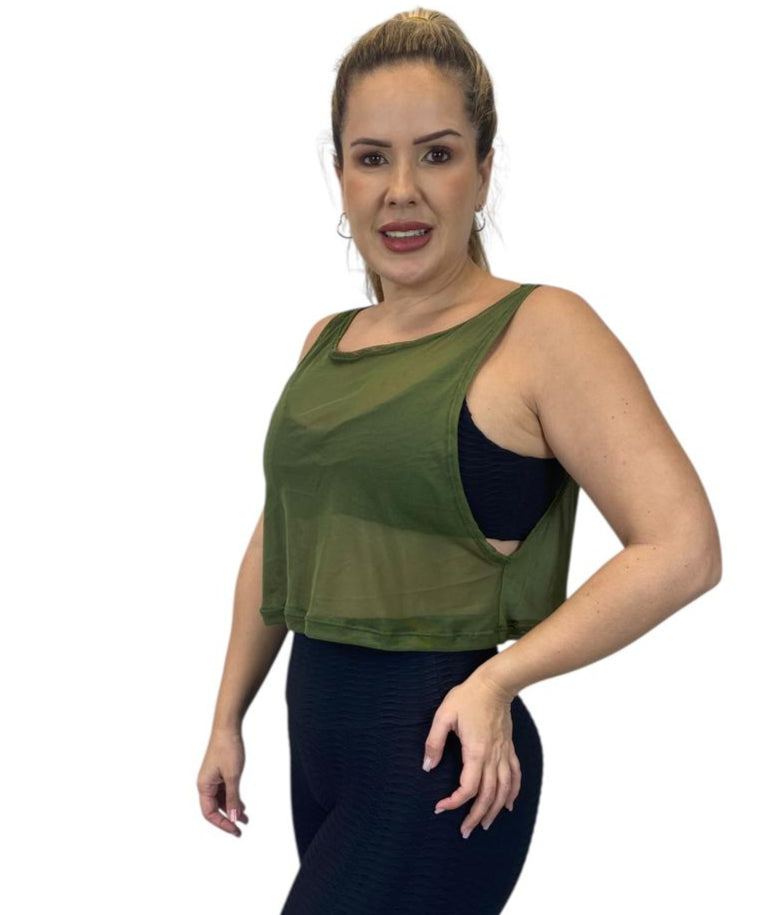Mini Regata Tule - Verde Militar