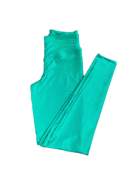 Legging Aveludado de Compressão Básica - Verde Bandeira