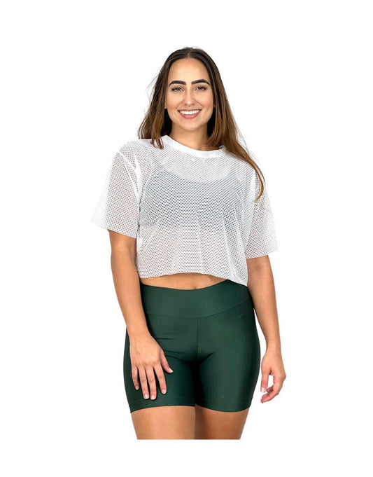 Mini Blusa Tela - Branca