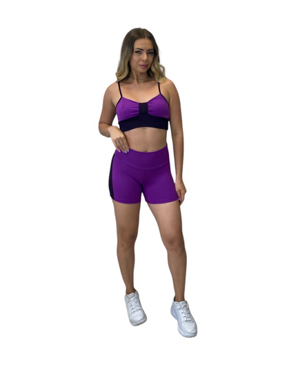 Conjunto Short Empina Sport - Roxo