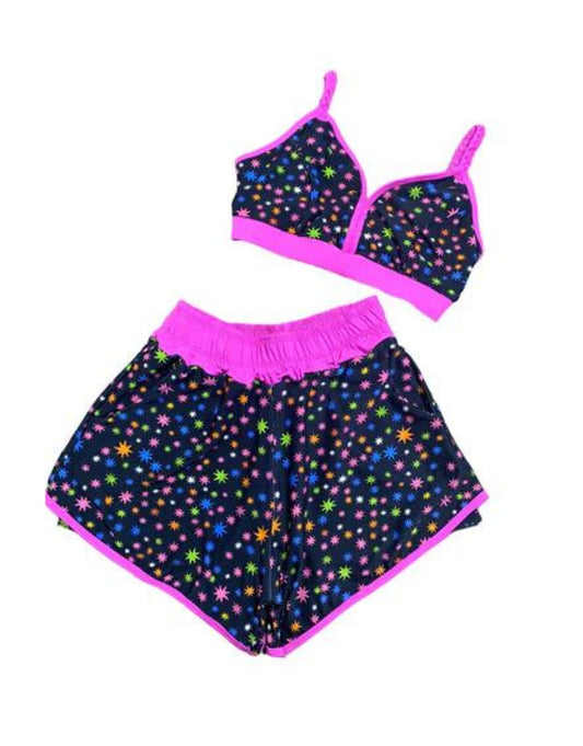 Conjunto Short Sobreposto Poliamida Light - Galáxia