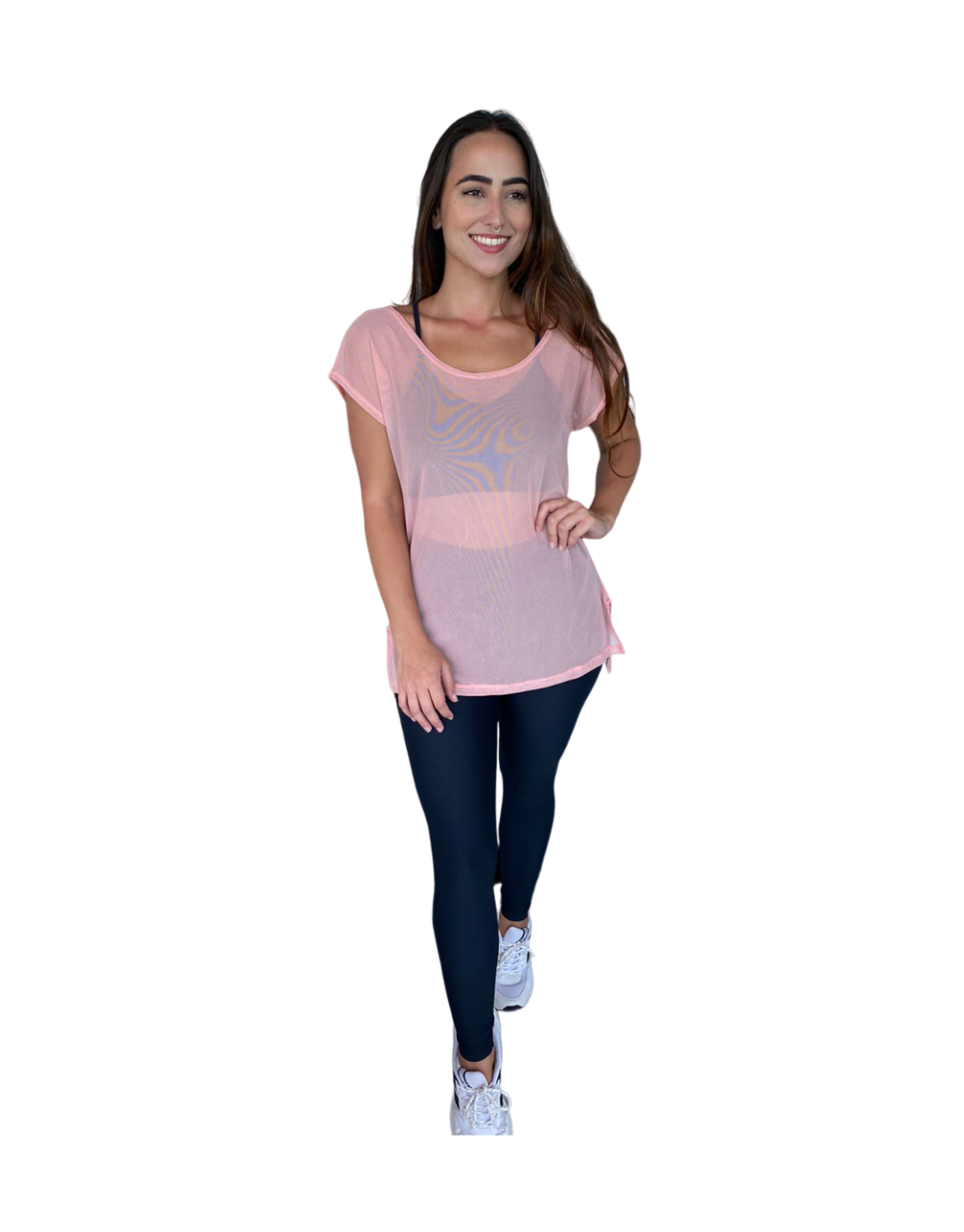 T-Shirt Tule - Nude