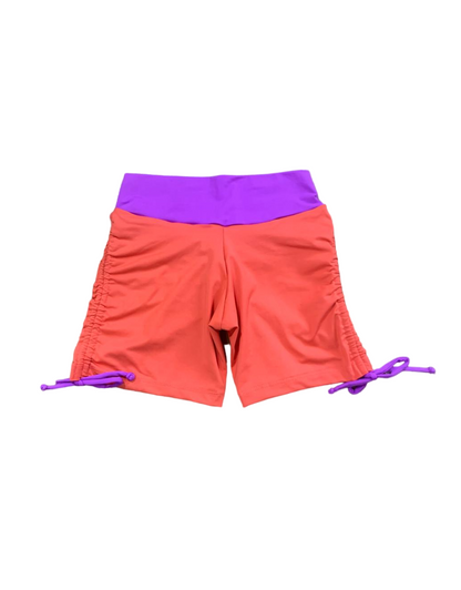 Short Cross Empina - DuoColor - Laranja e Roxo