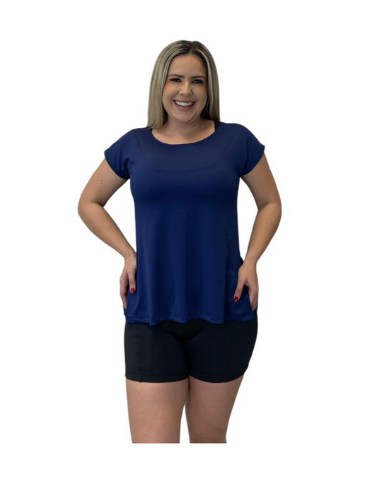 T-Shirt Dry - Azul Marinho