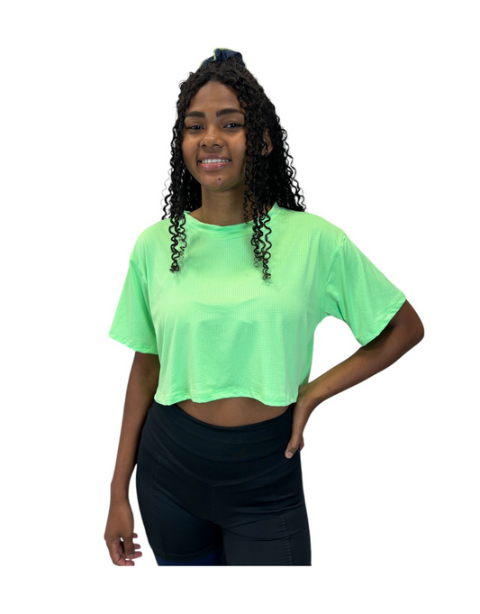 Mini Blusa Dry Verde Neon