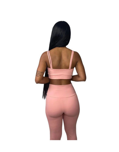 Conjunto Calça Básica Poliamida Light - Nude